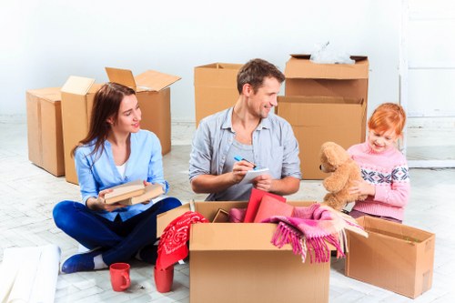 Local man and van helping with furniture transport in Islington