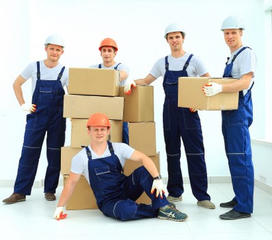 Van loading for student removals in Islington