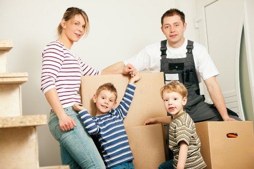 Unpacking service helping a client settle into a new home in Islington