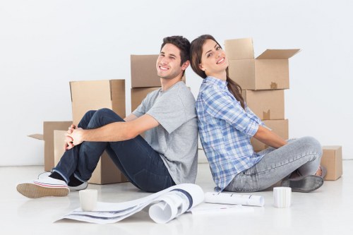 A planned moving day in Islington with organised boxes and furniture