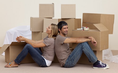 Man with a van helping with a flat move in Islington