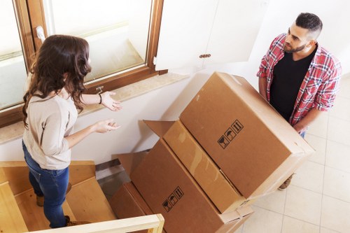 Quote paperwork and moving checklist for an Islington removal