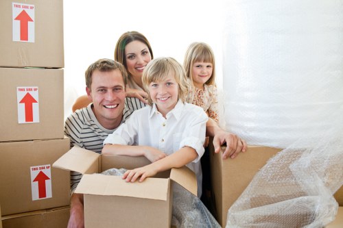 Secure loading of removals items into a vehicle